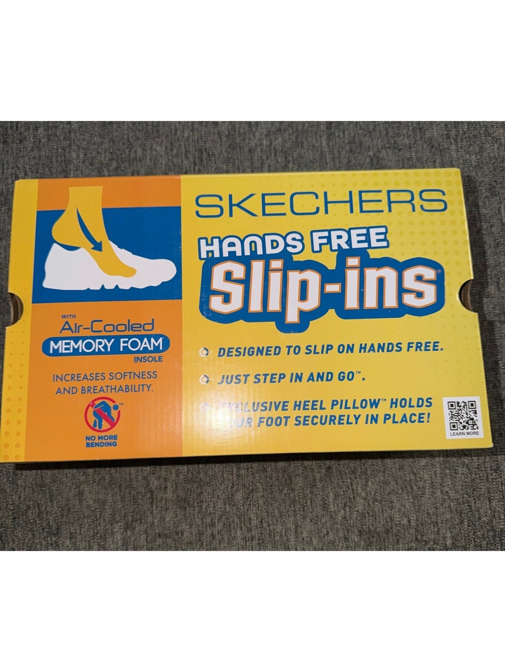 Skechers WMNS 10 Hands Free Slip-ins Arya Knit Gray Walking Shoes 158918 NIB - Picture 10 of 11